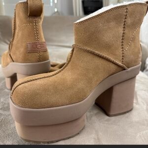 UGG Women's Cream Platform Shoes